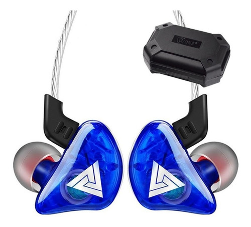 Imagen 1 de 4 de Qkz Ck5 Con Micro + Estuche Audifonos Envio Full Azul
