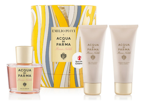 Acqua Di Parma Rosa Nobile Edp 100 Ml+75 Bath Gel+75ml Crema