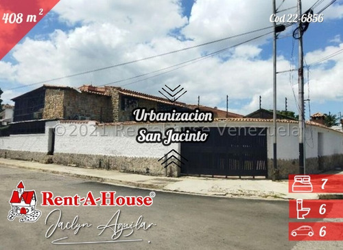 Imagen 1 de 14 de Casa En Venta Urbanizacion San Jacinto 22-6856 Jja