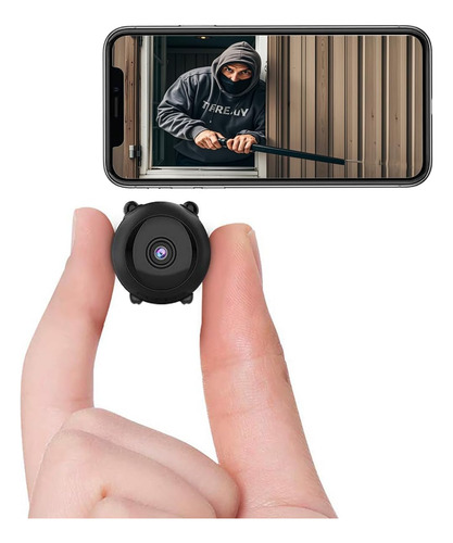 Mini Cámara Espía Cámara Oculta Wifi, 4k Más Pequeña...
