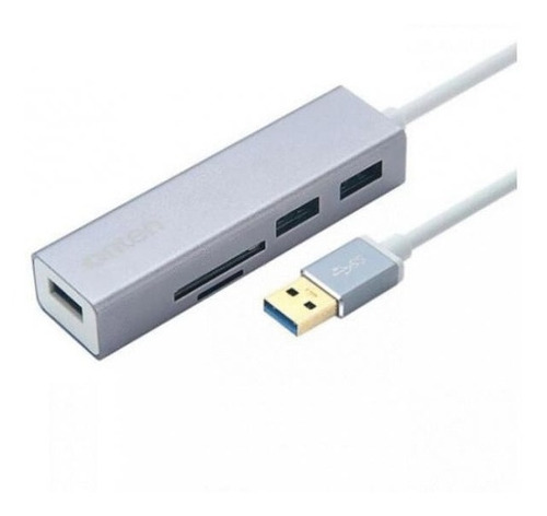 Cable Adaptador Usb Tipo B 3.0 0..2m A 3 Usb Tipo B 3.0 + Sd