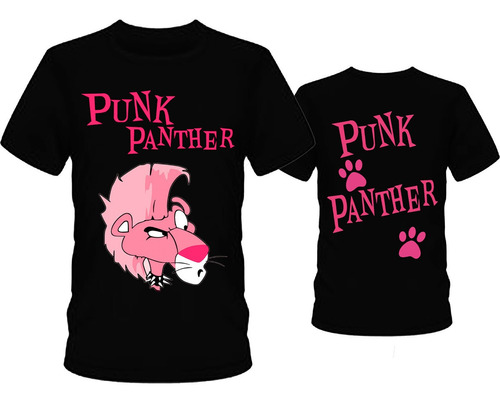 Remera Dtg - The Pink Panther 06 - Doble Estampa