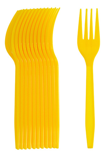 Set 36 Tenedores Plástico Desechable Para Cumpleaños Fiestas