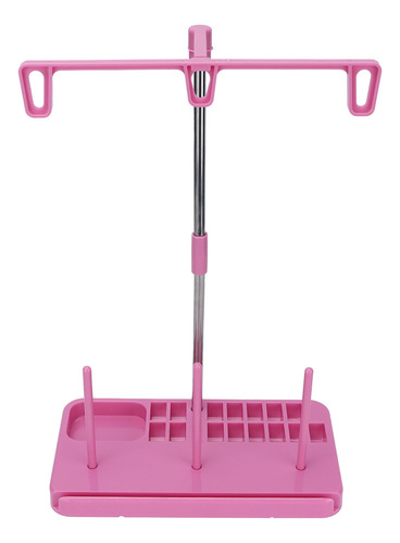 Soporte Para Bobinas De Hilo De Plástico Rosa Para Uso Domés