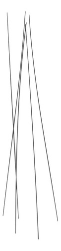 5 Piezas De Tubo Plano De Fibra De Carbono Barras Rc Modelo