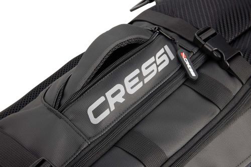 Mochila De Viaje Cressi Malpelo 40 Lt Color Negro Diseño De La Tela Lisa