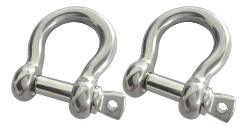 Cadenas De Acero Inoxidable Con Forma De Grillete, 2 Unidade