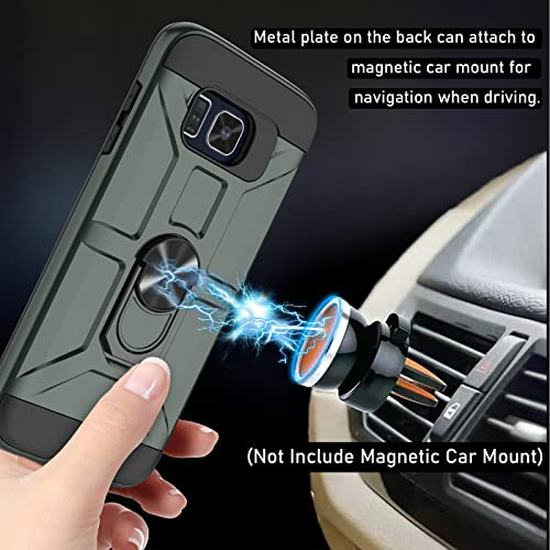 Funda Para Galaxy S6 Edge Plus Galaxy S6 Edge+ Verde Oscuro