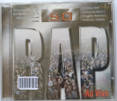 Cd Só Rap Ao Vivo Vários Sem Fé Expressão Ativa Orig L Fabri