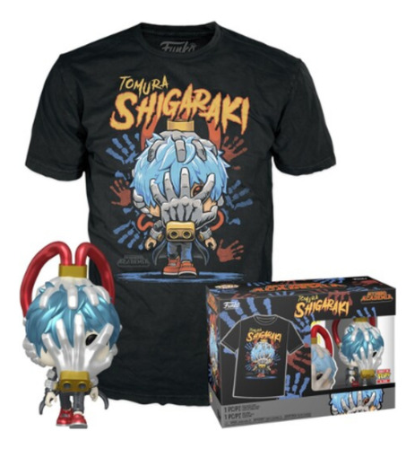 Funko P&t:my Hero Academia-shigaraki Metalico Con Playera Xl