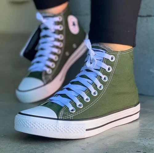 All star cano hotsell alto verde escuro
