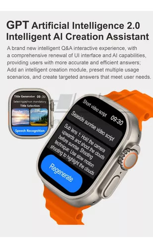 Q Un Reloj Inteligente Hk9 Ultra 2 Con Pantalla Amoled Rom