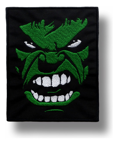 Parche Bordado Mediano Hulk Rectangular