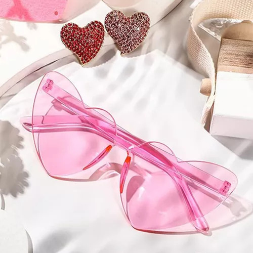 24pzs Gafas De Sol Corazón Accesorios Para Mujer Niña Lentes