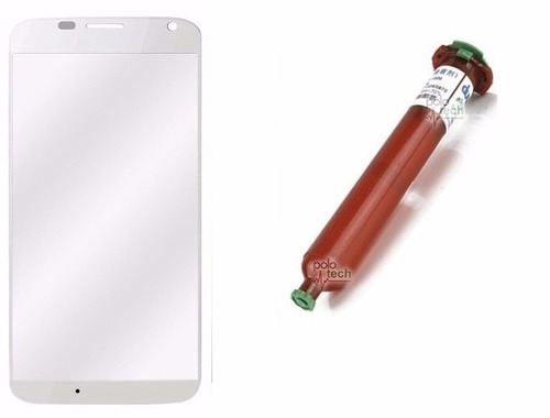 Pantalla Glas Con Pegamento Para Moto X 1058