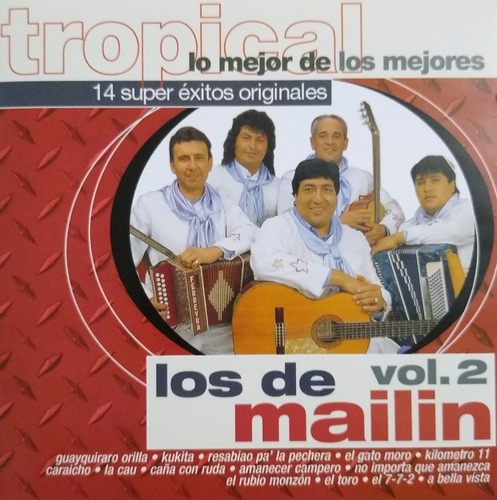 Los De Mailin Cd Nuevo Lo Mejor De Los Mejores Vol. 2 - 