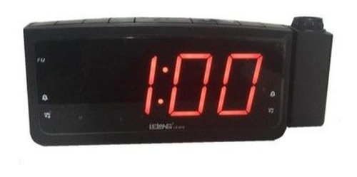 Despertador Rádio Com Relógio Alarme Lelong Le-672