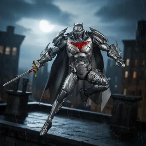 Batman Azrael Armor Silver Edition Dc Multiverse Mcfarlane | Envío