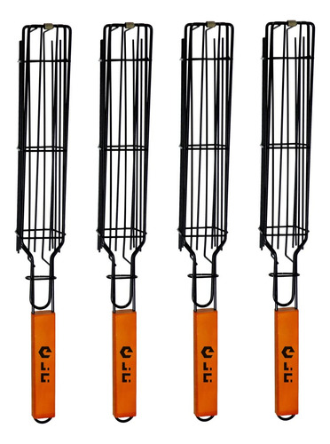 Juct Cestas Portátiles Para Asar Juego De 4 Cestas De
