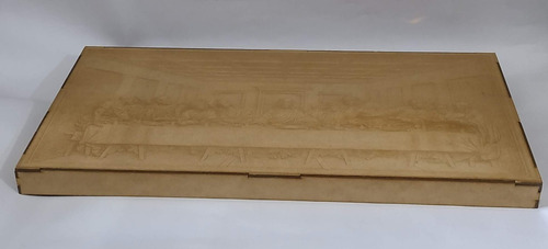 Imagen 2 de 2 de Última Cena Grabado En Laser En Mdf De 2.5mm
