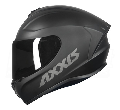 Capacete Fechado Axxis Draken Solid Monocolor Preto Fosco