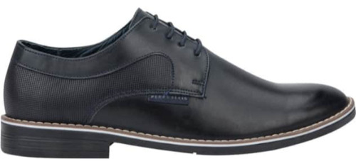 Zapato Casual Derby Perry Ellis 7291 Negro Hombre