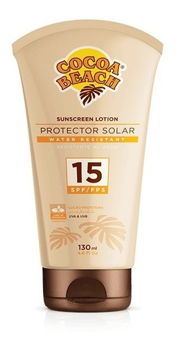 Protector Solar Cocoa Beach Fps 15 Pomo 130 Ml ( Combo X 3 )