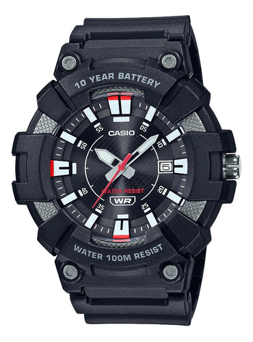Reloj Casio Hombre Mw-610h 100wr 10 Años Batería Luz Led