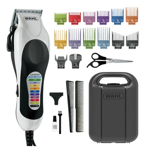 Maquina Electrica Cortadora De Cabello Wahl Con 22 Accesorio