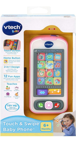 Vtech Touch Y Swipe Baby Phone, Pink