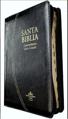 Biblia Letra Grande Reina Valera 1960 De Lujo, Funda, Índice