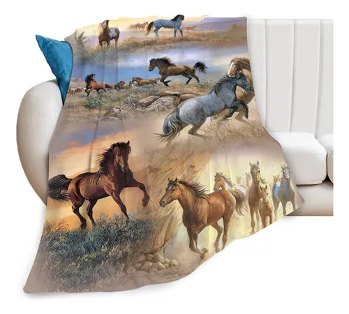 Manta De Caballo Al Galope, Supersuave, Cálida, Cómoda, De X