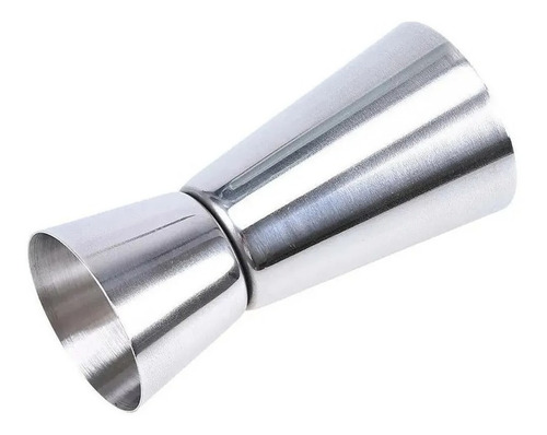 Dosador Duplo Inox 25ml / 50ml Copo Medidor Bebidas Drinks