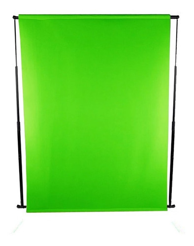 Fondo Infinito Croma Key Verde Tela 2x1.50 - Con Estructura!