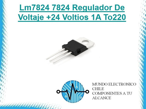 2x Lm7824 7824 Regulador De Voltaje +24 Voltios 1a To220