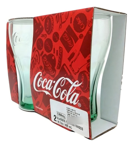 Juego De Vasos Coca Cola De Vidrio Coleccionables