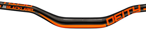 Manubrio Deity Blacklabel 800mm 31.8mm Altura 38mm Color Orange