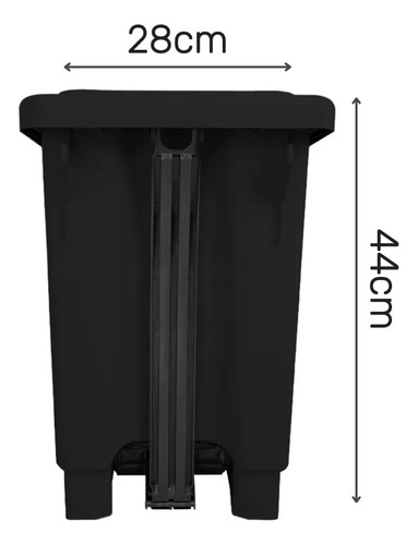Lixeira 15 Litros Com Pedal