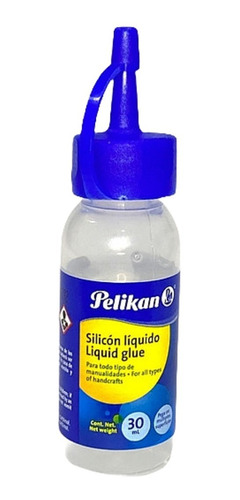 Silicon Liquido Frio Pegamento Botella Frasco 30ml Pelikan 