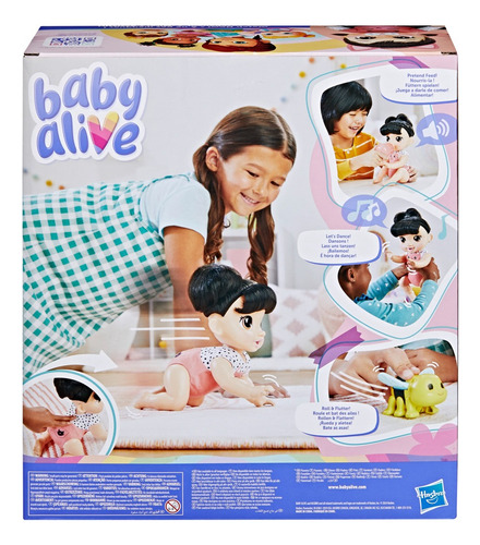 Muñeca Baby Alive Gatea Y Juega Katie Kat