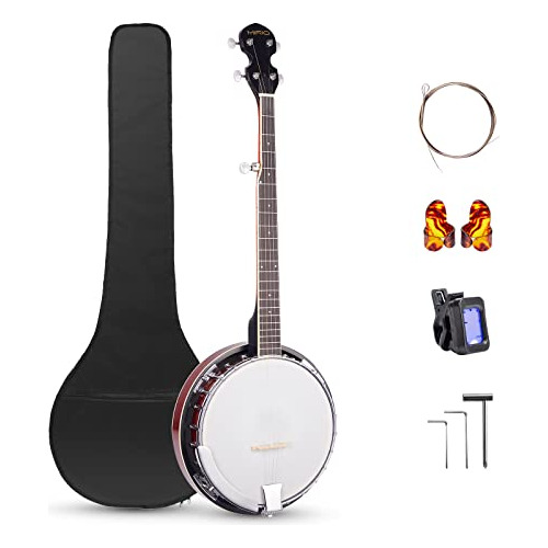 Banjo De 5 Cuerdas Parche Remo, 24 Soportes, 41 Pulgada...