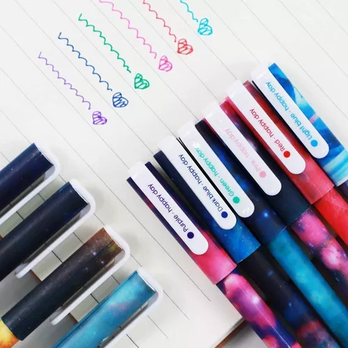 SITAKE 10 Pcs Cute Pens Kawaii Pens Fun Pens, 0.38mm colorful