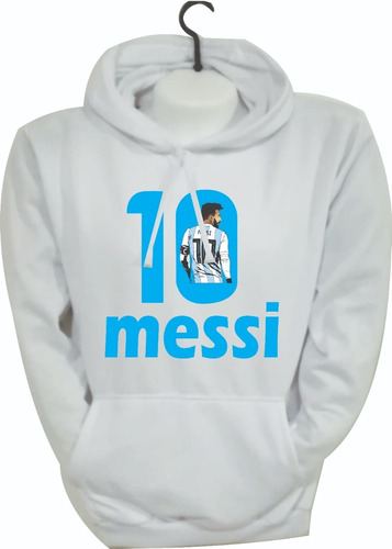 Buzos Hoodies Lionel Messi Argentina Niños Y Adultos