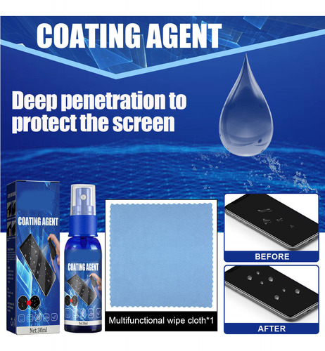 Spray Protector Oleofóbico Para Teléfonos, Cámaras Y Tableta