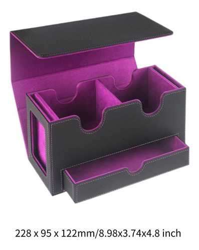 Caja De Baraja De Cartas Caja De Púrpura