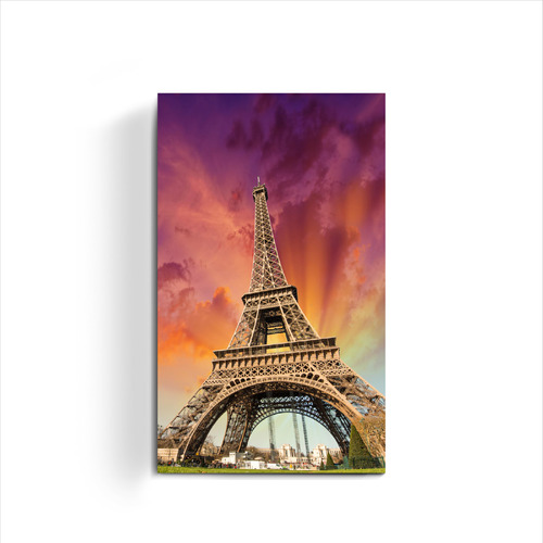 Cuadro Moderno Grande Torre Eiffel Paris Francia Paisaje