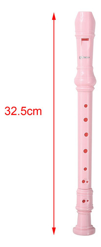 2 Flauta Dulce Soprano Alemana 8 6 Agujero C Rosa 8 Hoyos