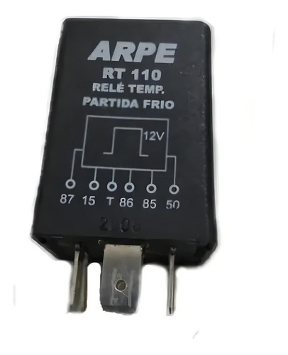 Relé de arranque en frío, 12 V, 40 A, 6 tiempos, Parati