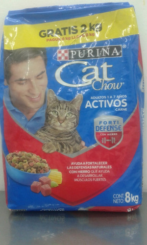 Cat Chow Carne Adultos X8kg Entrega Ya!!