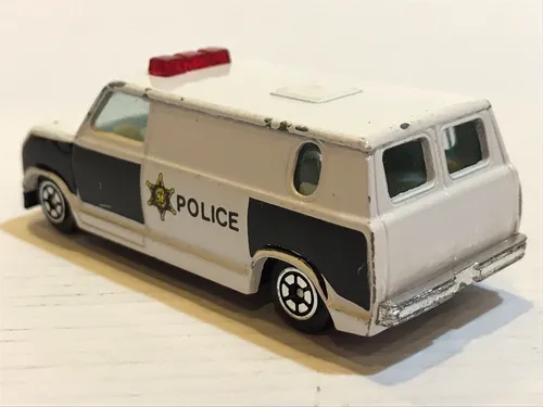 Carro Coleccion Van Ford De Policia Yatming (Usado)